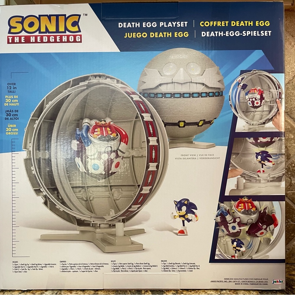Sonic the Hedgehog.   Death Egg Playset - Gray - Picture 2 of 5